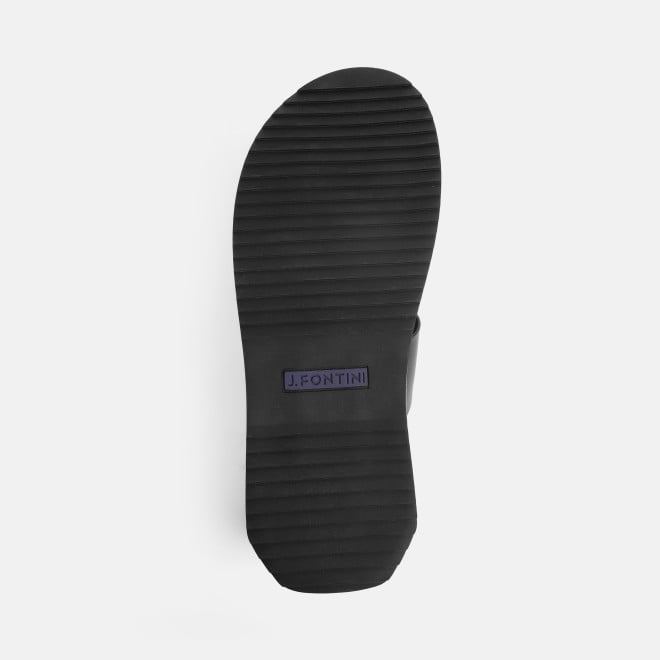 Mochi Men Black Casual Slippers (SKU: 60-146-11-40)