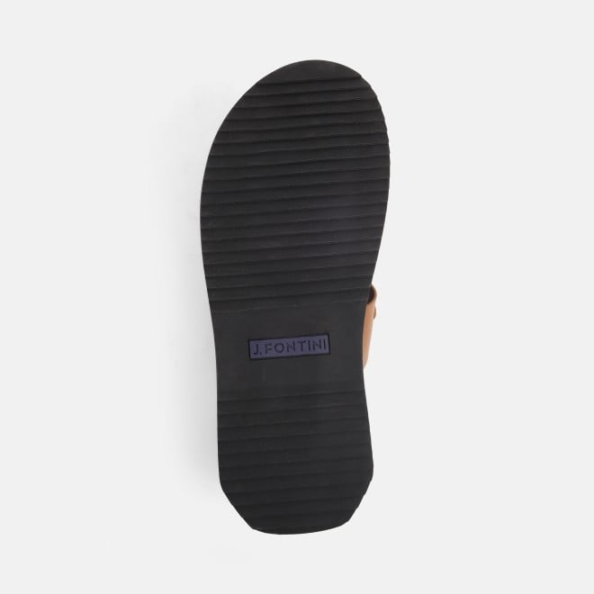 Mochi Men Tan Casual Slippers (SKU: 60-146-23-40)