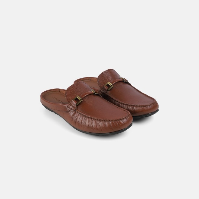 J.Fontini Men Tan Casual Slip Ons (SKU: 60-147-23-40)