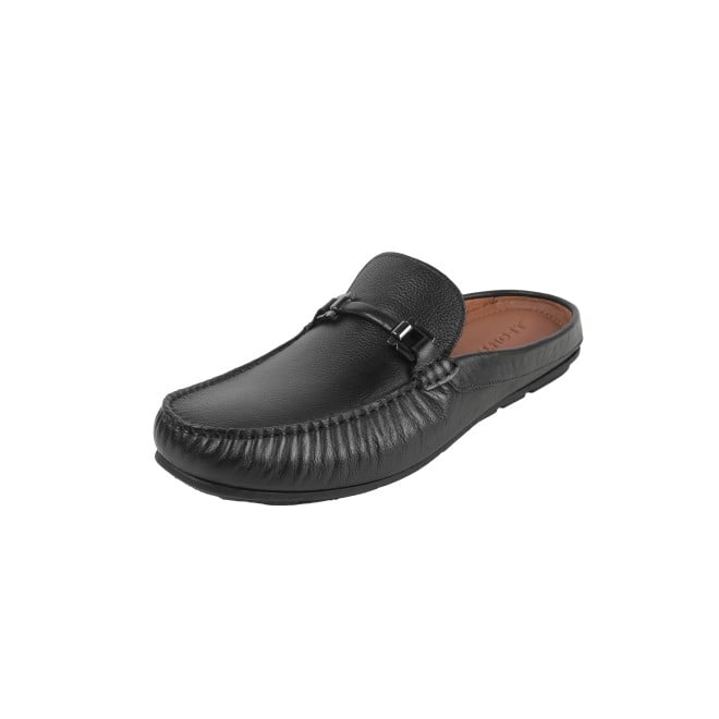 J.Fontini Men Black Casual Slip Ons (SKU: 60-147-11-40)