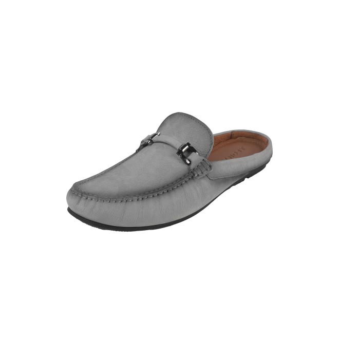 J.Fontini Men Grey Casual Slip Ons (SKU: 60-147-68-40)