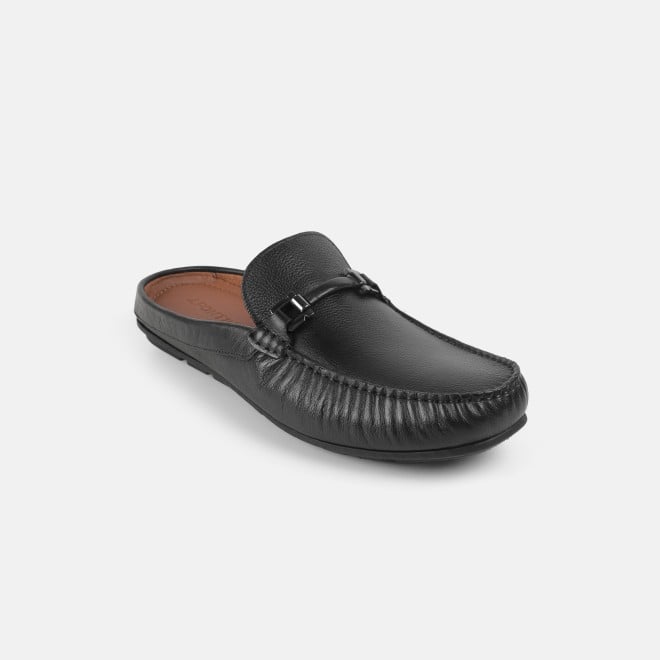 J.Fontini Men Black Casual Slip Ons (SKU: 60-147-11-40)