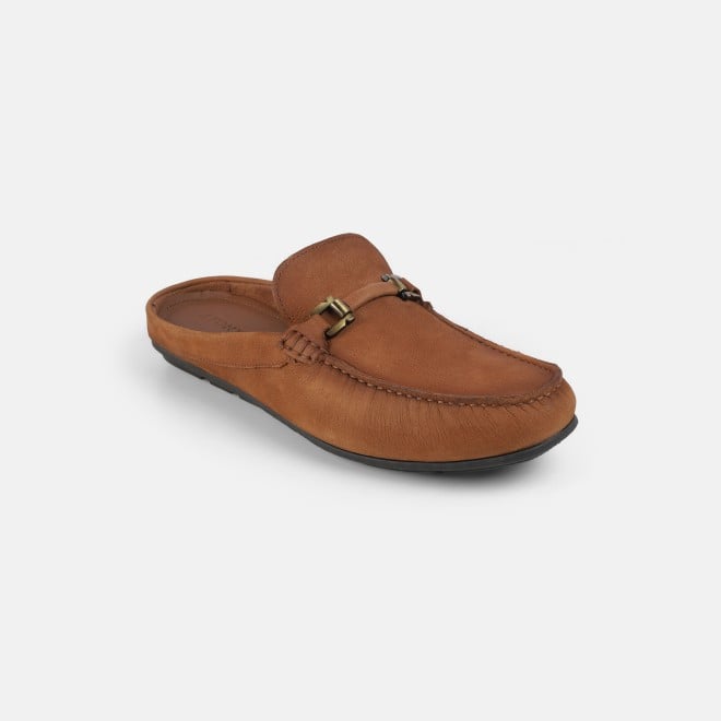 J.Fontini Men Tan-suede Casual Slip Ons (SKU: 60-147-38-40)