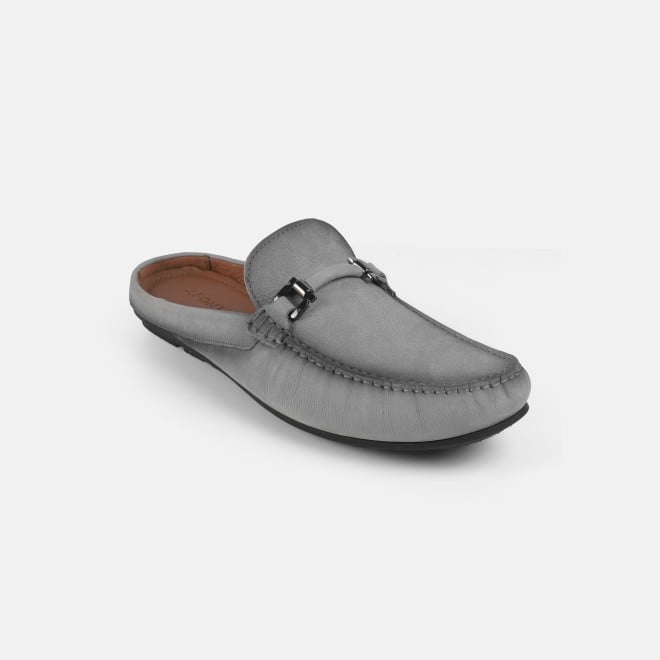 J.Fontini Men Grey Casual Slip Ons (SKU: 60-147-68-40)