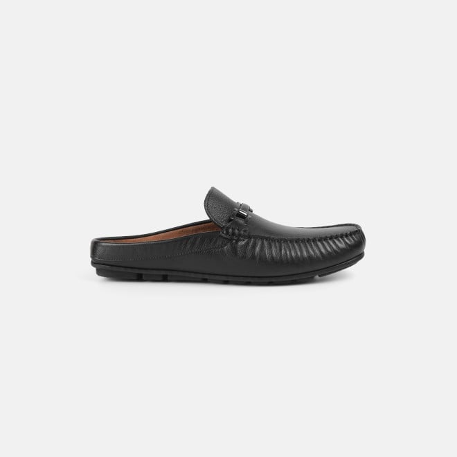 J.Fontini Men Black Casual Slip Ons (SKU: 60-147-11-40)