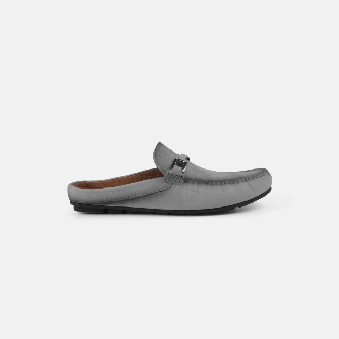 J.Fontini Men Grey Casual Slip Ons (SKU: 60-147-68-40)
