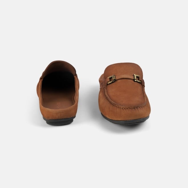 J.Fontini Men Tan-suede Casual Slip Ons (SKU: 60-147-38-40)