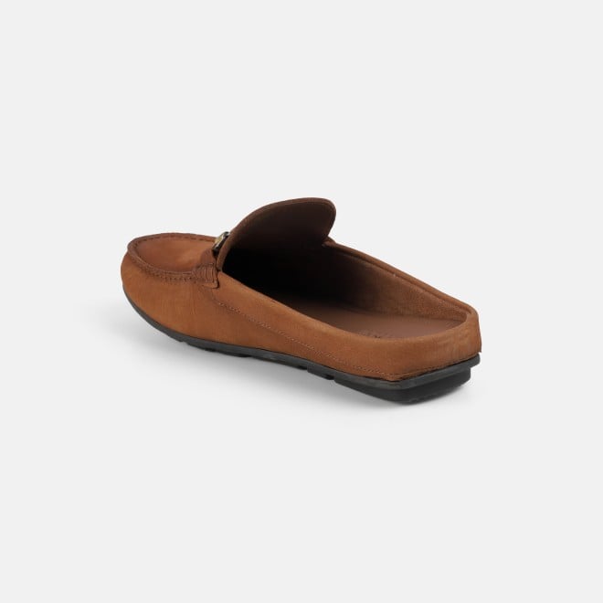 J.Fontini Men Tan-suede Casual Slip Ons (SKU: 60-147-38-40)