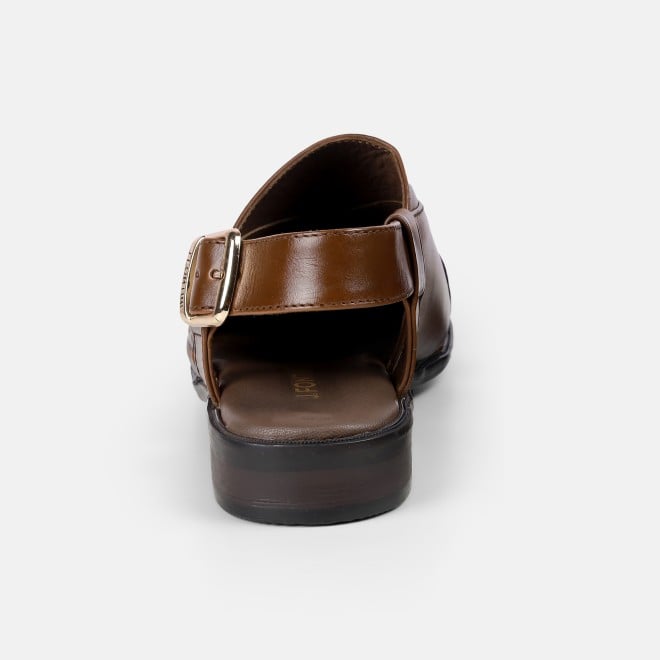 J.Fontini Men Tan Ethnic Sandals (SKU: 60-167-23-40)