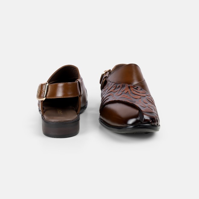 J.Fontini Men Tan Ethnic Sandals (SKU: 60-167-23-40)