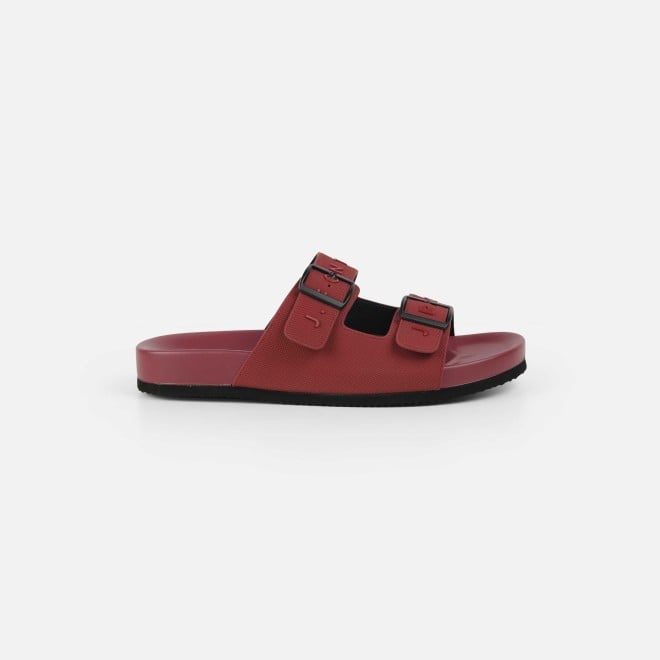 J.Fontini Men Red Casual Slippers (SKU: 60-182-18-40)