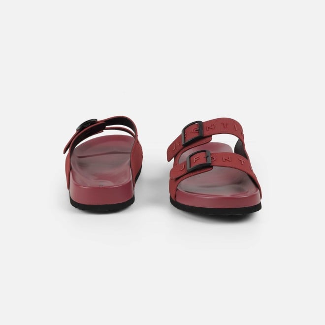J.Fontini Men Red Casual Slippers (SKU: 60-182-18-40)