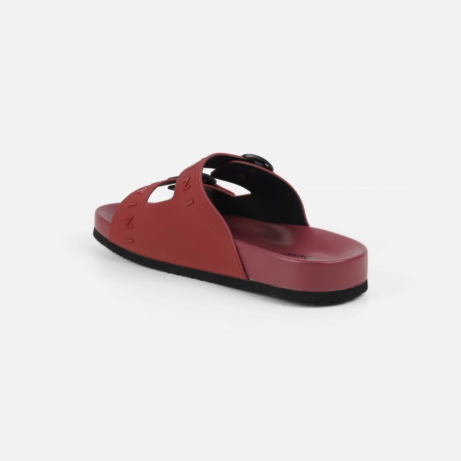 J.Fontini Men Red Casual Slippers (SKU: 60-182-18-40)
