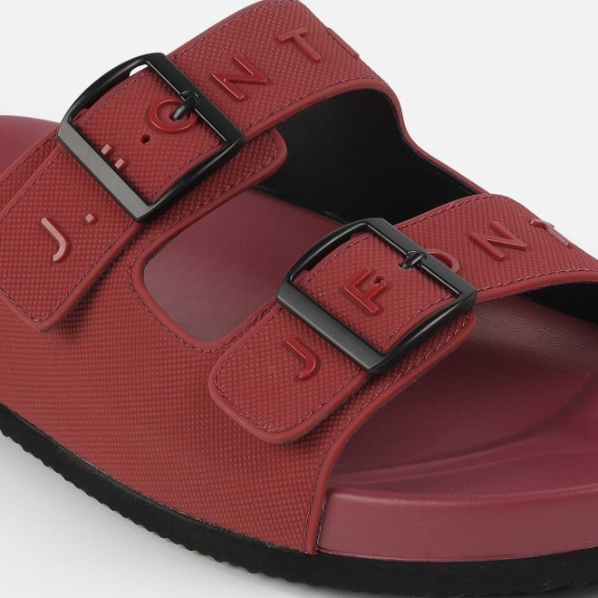 J.Fontini Men Red Casual Slippers (SKU: 60-182-18-40)