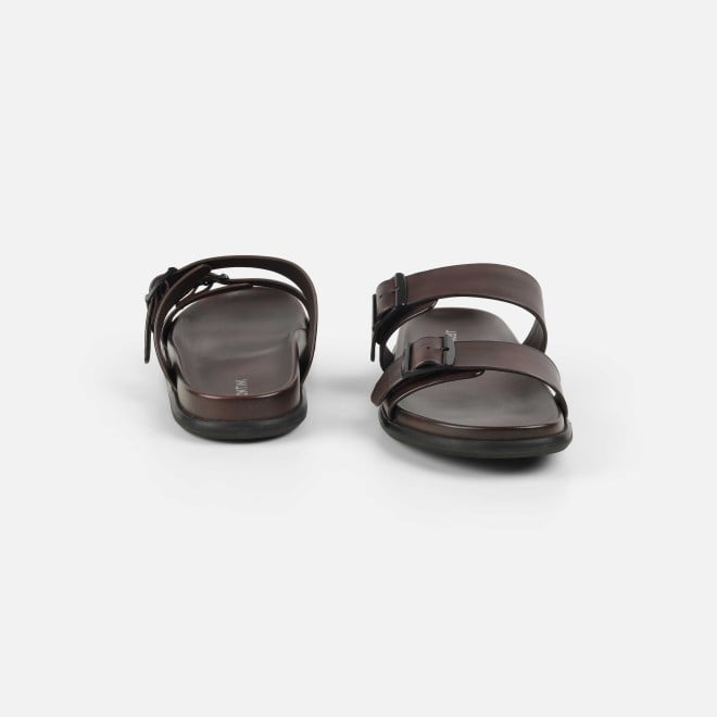 J.Fontini Men Coffee Casual Slippers (SKU: 60-183-55-44)