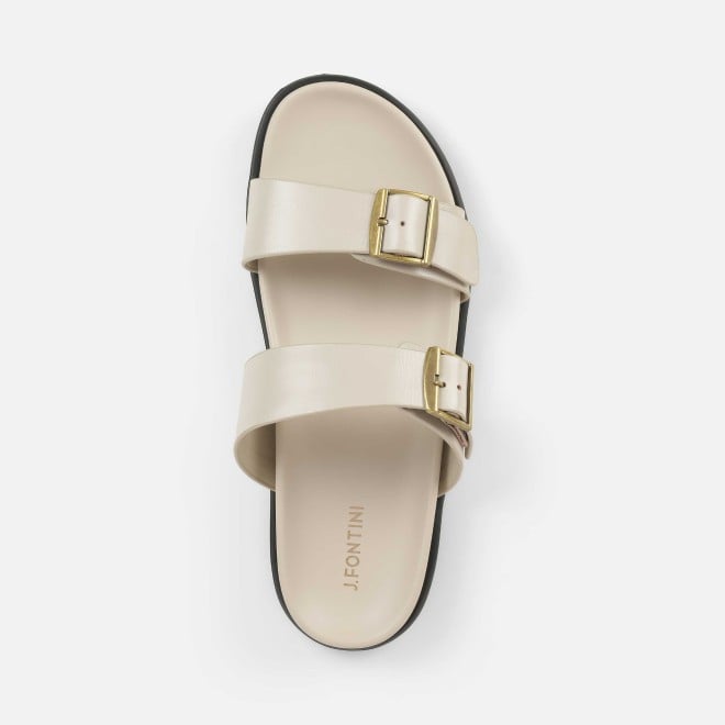 J.Fontini Men Beige Casual Slippers (SKU: 60-183-20-40)