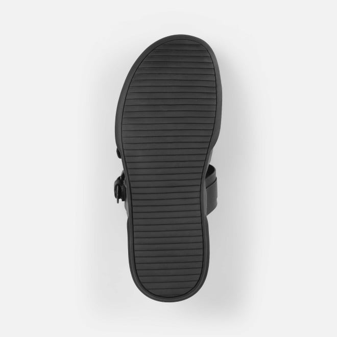 J.Fontini Men Black Casual Slippers (SKU: 60-184-11-40)