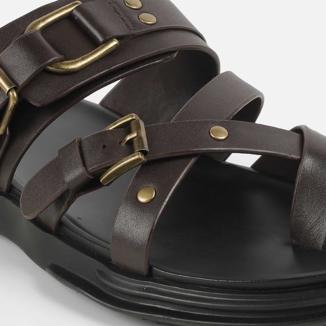 J.Fontini Men Coffee Casual Slippers (SKU: 60-184-55-42)