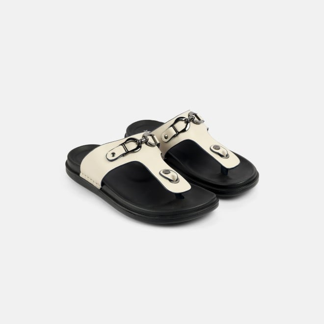 J.Fontini Men Beige Casual Slippers (SKU: 60-188-20-41)