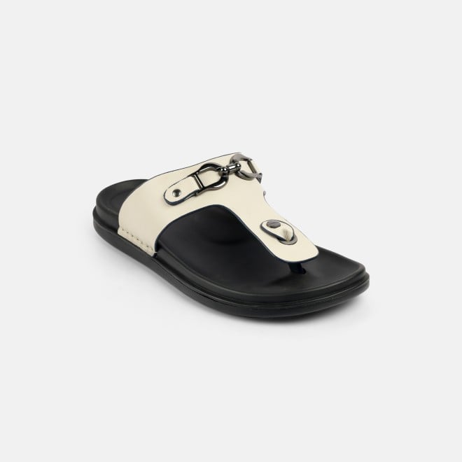 J.Fontini Men Beige Casual Slippers (SKU: 60-188-20-41)