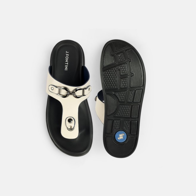 J.Fontini Men Beige Casual Slippers (SKU: 60-188-20-41)