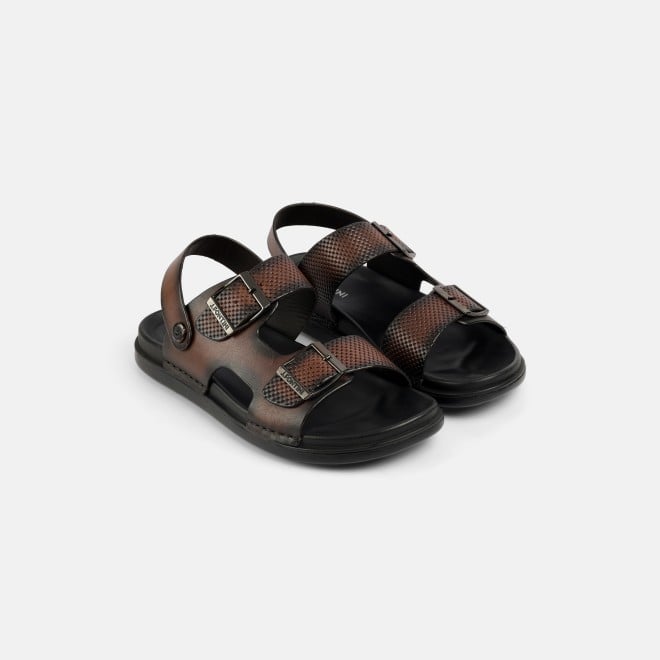 J.Fontini Men Brown Casual Sandals (SKU: 60-189-12-40)