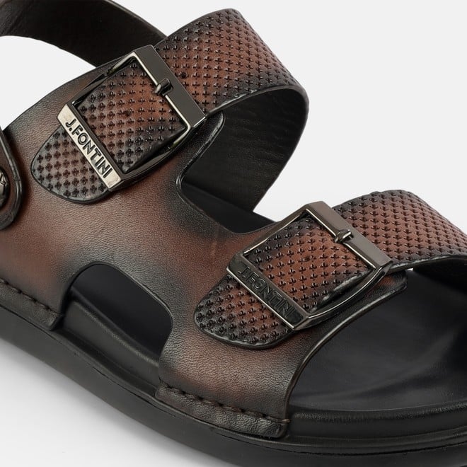 J.Fontini Men Brown Casual Sandals (SKU: 60-189-12-40)
