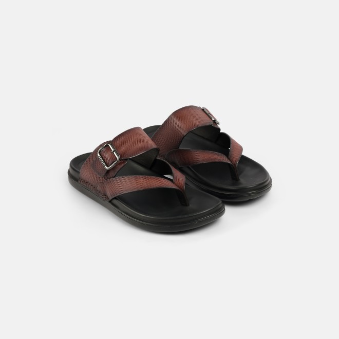 J.Fontini Men Tan Casual Slippers (SKU: 60-191-23-44)