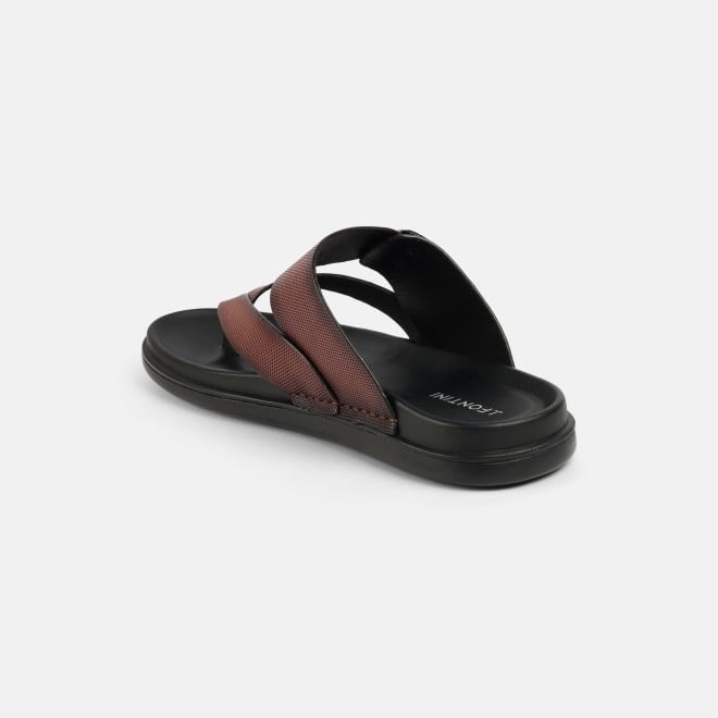 J.Fontini Men Tan Casual Slippers (SKU: 60-191-23-44)