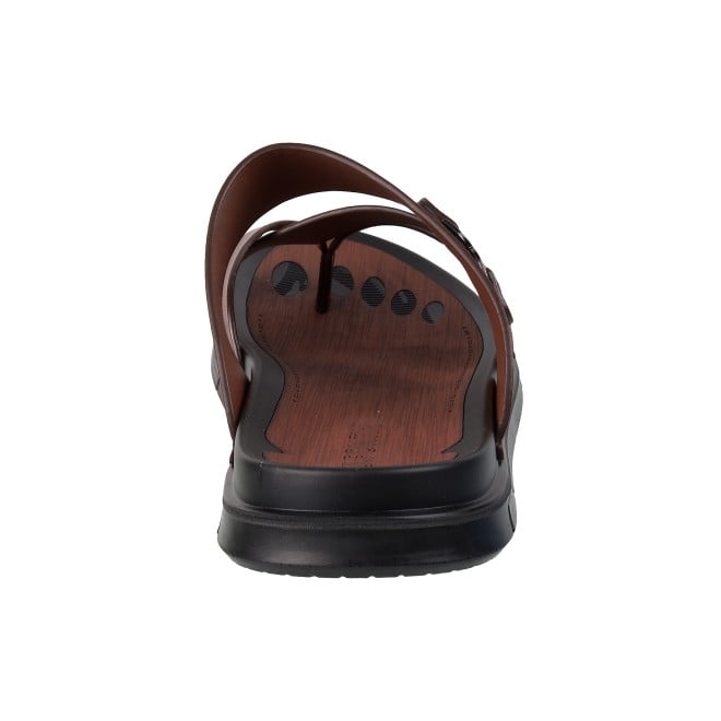 J.Fontini Men Brown Casual Slippers (SKU: 60-1L-12-46)