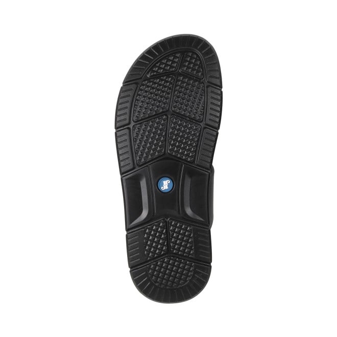 J.Fontini Men Black Casual Slippers (SKU: 60-1L-11-46)