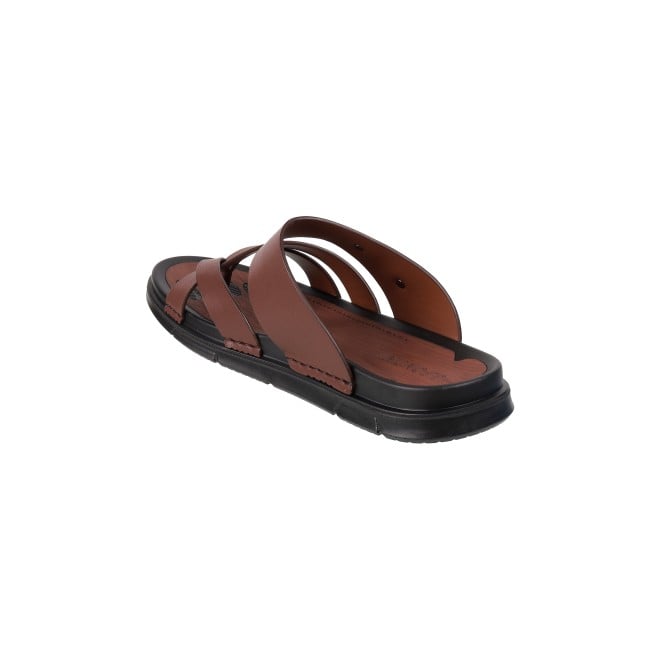 J.Fontini Men Brown Casual Slippers (SKU: 60-1L-12-46)