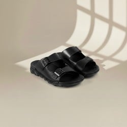 Men Black Casual Slippers