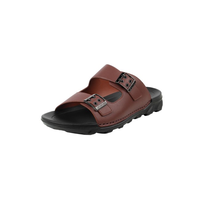 J.Fontini Men Brown Casual Slippers (SKU: 60-218-12-40)