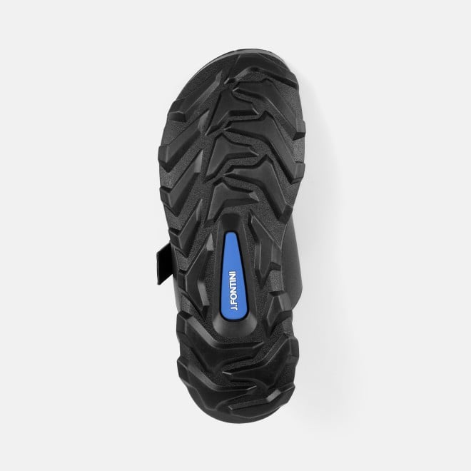 J.Fontini Men Black Casual Slippers (SKU: 60-218-11-40)