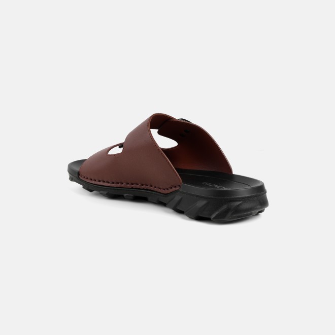J.Fontini Men Brown Casual Slippers (SKU: 60-218-12-40)