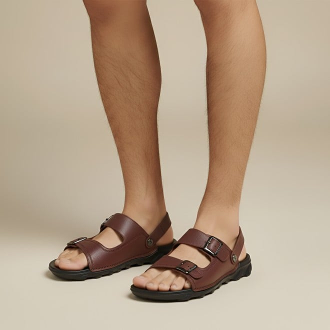 J.Fontini Men Brown Casual Sandals (SKU: 60-219-12-40)