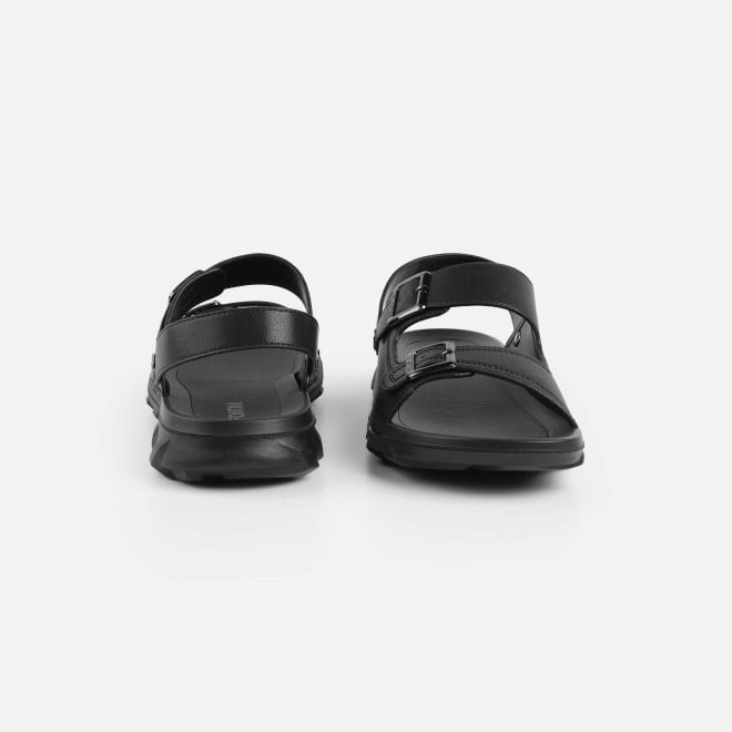 J.Fontini Men Black Casual Sandals (SKU: 60-219-11-40)