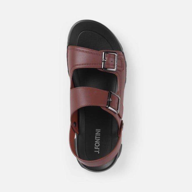 J.Fontini Men Brown Casual Sandals (SKU: 60-219-12-40)