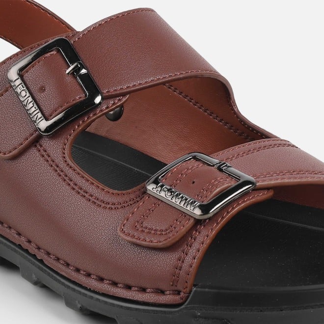J.Fontini Men Brown Casual Sandals (SKU: 60-219-12-40)