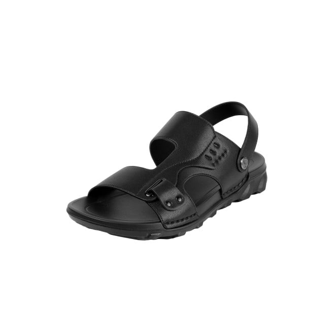 J.Fontini Men Black Casual Sandals (SKU: 60-220-11-40)