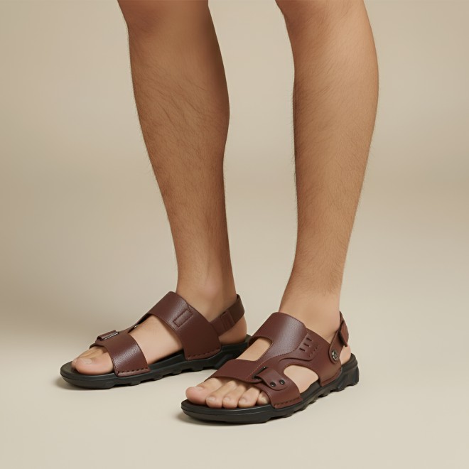 J.Fontini Men Brown Casual Sandals (SKU: 60-220-12-41)