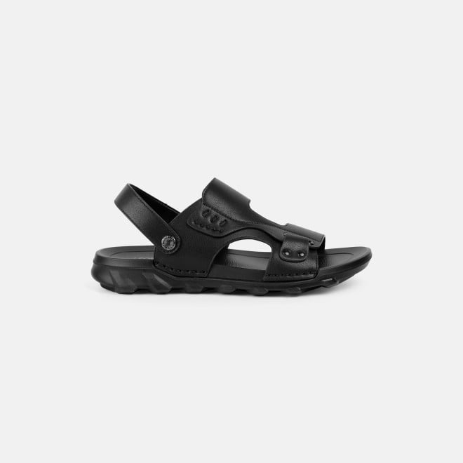 J.Fontini Men Black Casual Sandals (SKU: 60-220-11-40)