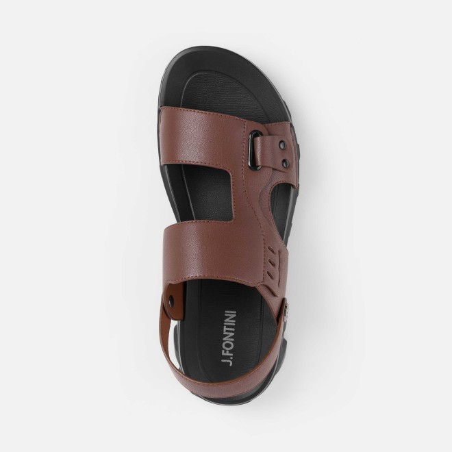 J.Fontini Men Brown Casual Sandals (SKU: 60-220-12-41)