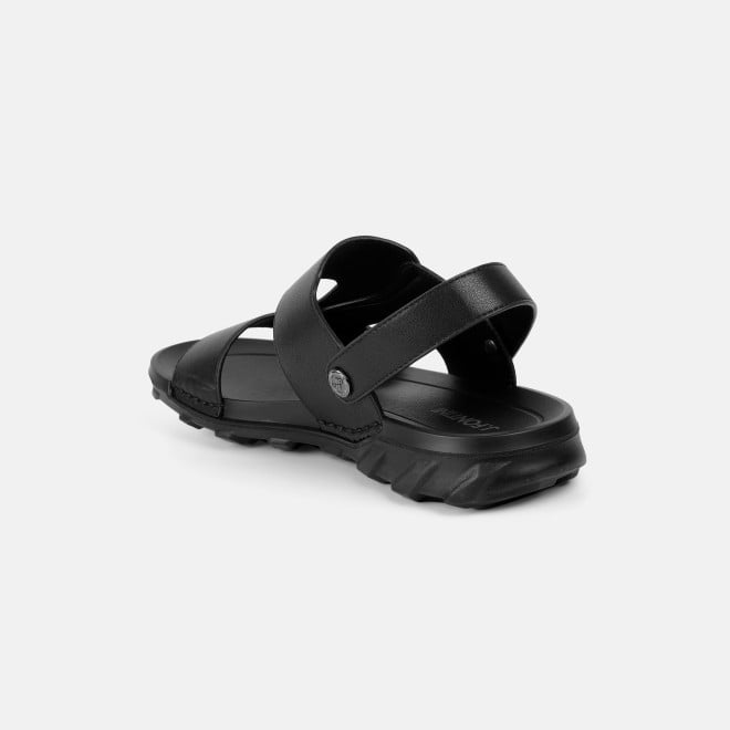 J.Fontini Men Black Casual Sandals (SKU: 60-220-11-40)