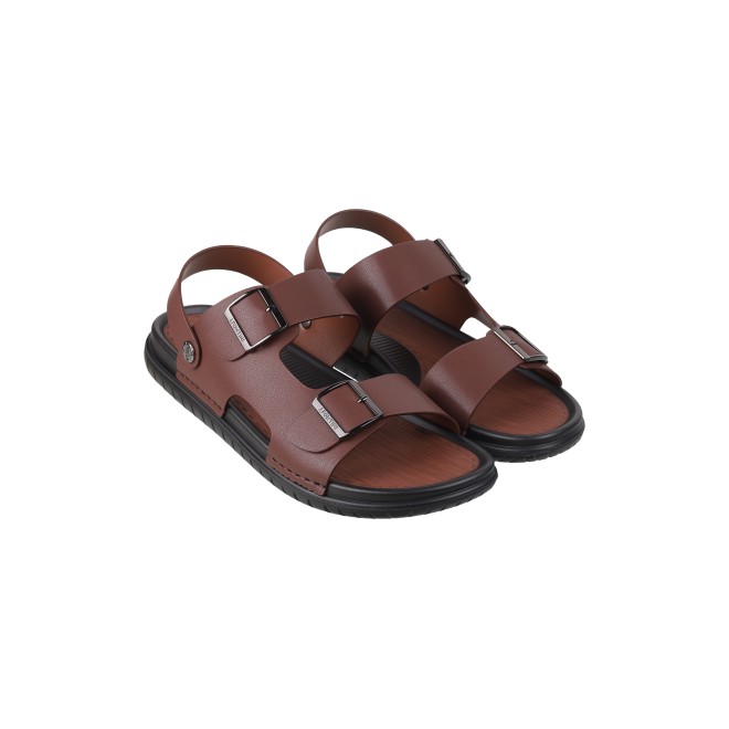 J.Fontini Men Brown Casual Sandals (SKU: 60-2L-12-46)