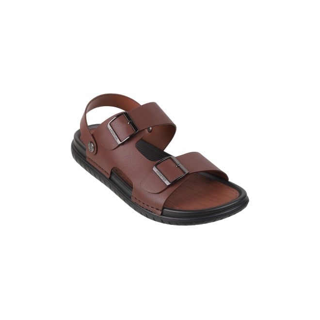J.Fontini Men Brown Casual Sandals