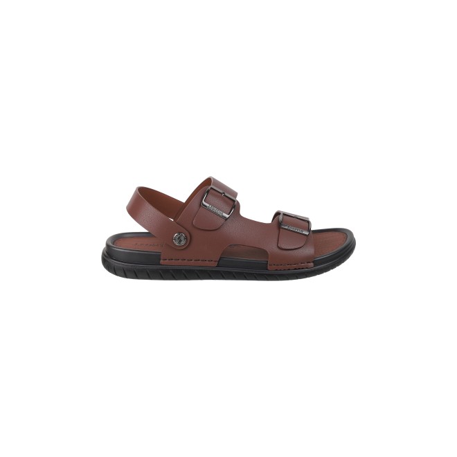 J.Fontini Men Brown Casual Sandals (SKU: 60-2L-12-46)