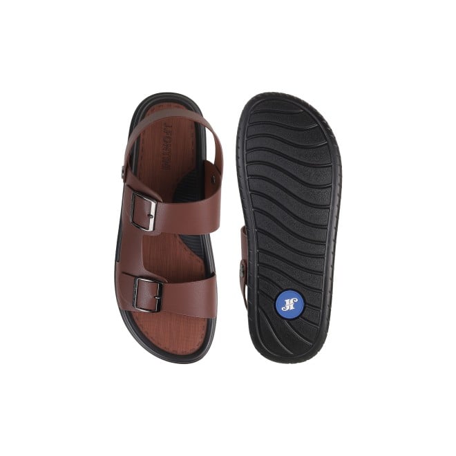 J.Fontini Men Brown Casual Sandals (SKU: 60-2L-12-46)