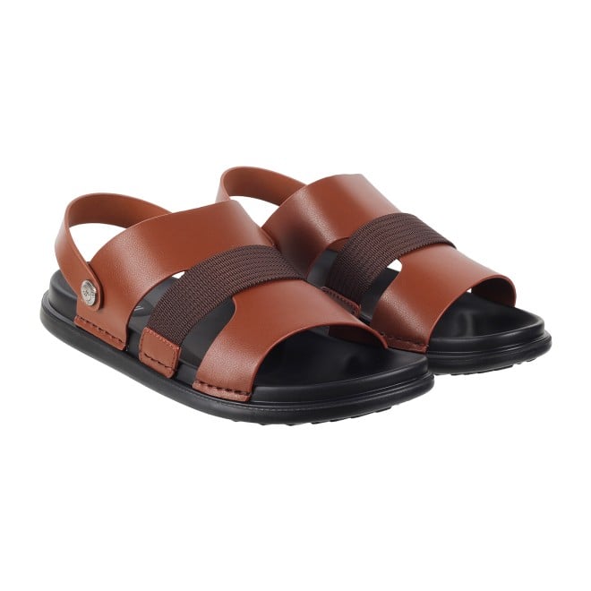 Mochi Men Brown Casual Sandals